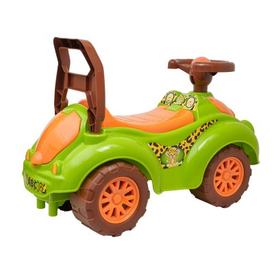 Masinuta fara pedale ride-on cu claxon tigru verde TechnoK - 1 | YEO