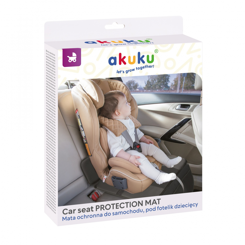 Protectie bancheta pentru scaun auto Akuku Protection Short Mat Negru - 3