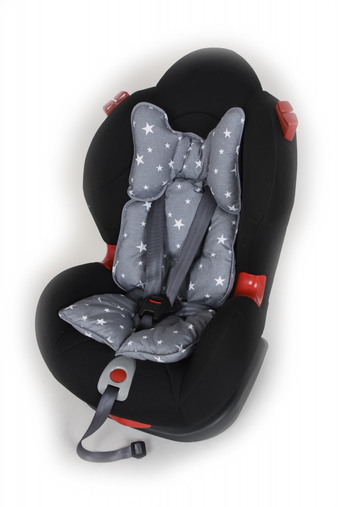 Protectie textila caruciorScaun auto Grey Stars SeviBebe - 1