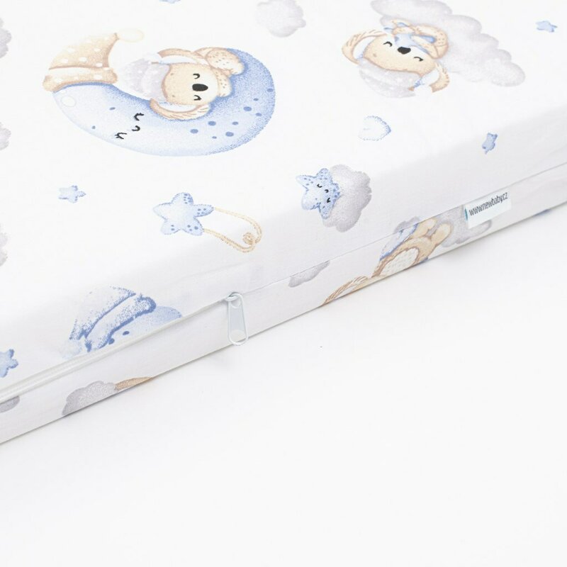 Saltea patut New Baby din spuma cu husa detasabila 120x60x6 cm blue Koala - 1