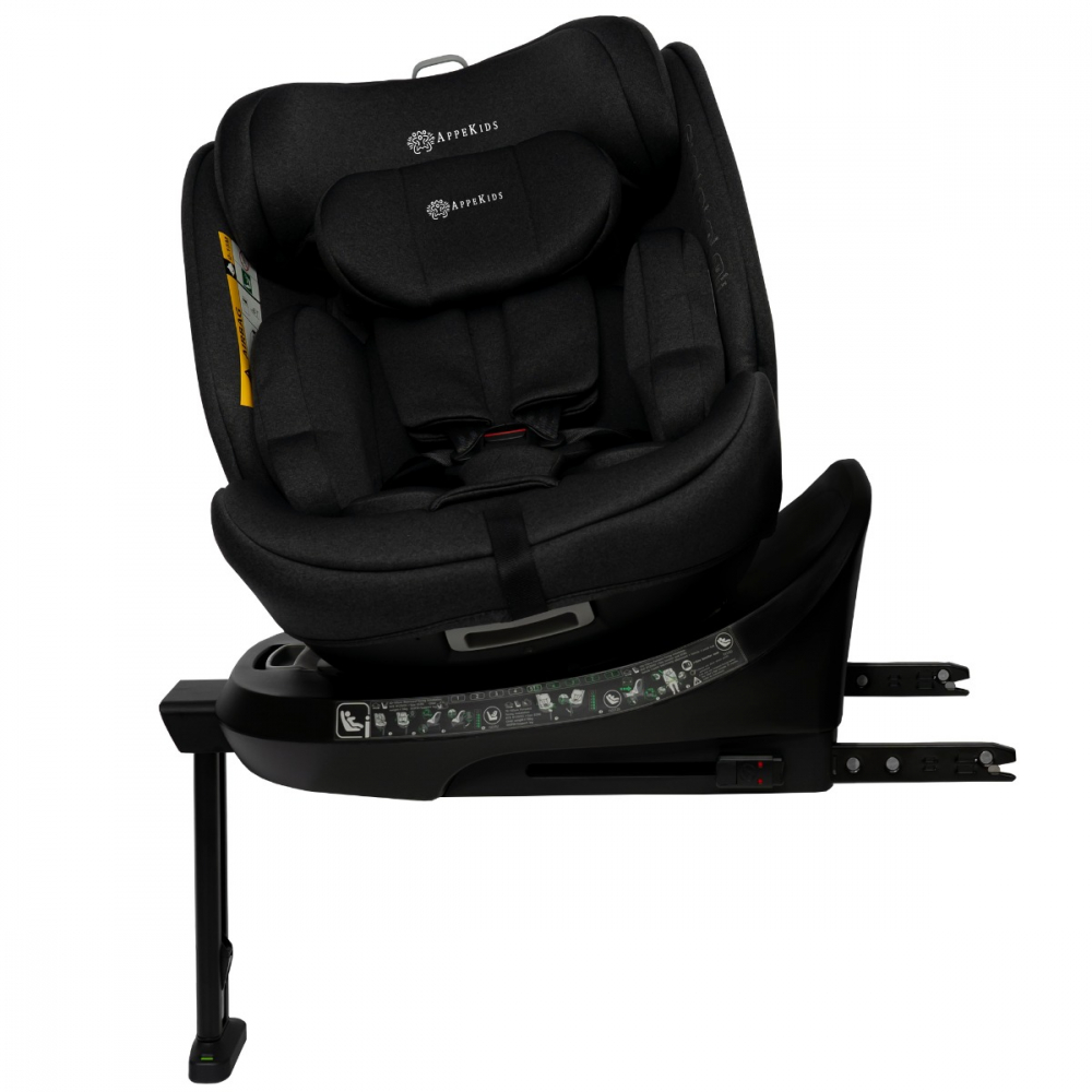 Scaun auto Appekids I-Size 40-150 cm Rear Facing 360 Pro Confort black - 4