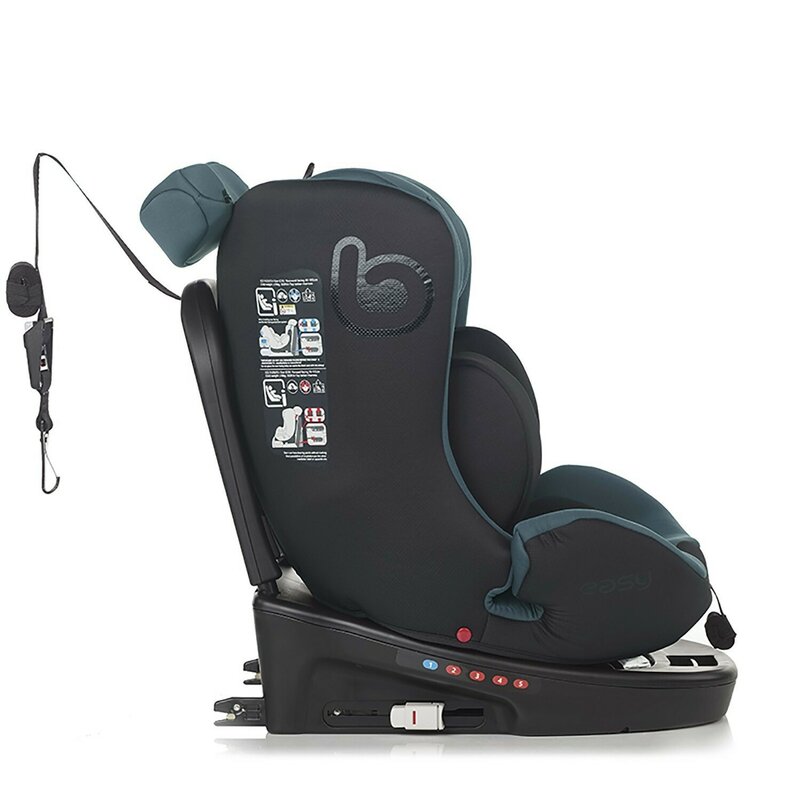 Scaun auto Be Cool Easy I-Size rotativ 40 - 150 cm cu isofix Antracita - 7