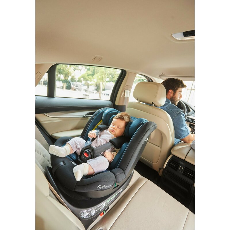 Scaun auto Be Cool Saturn I-Size rotativ 40 - 150 cm cu Isofix Carbon - 7