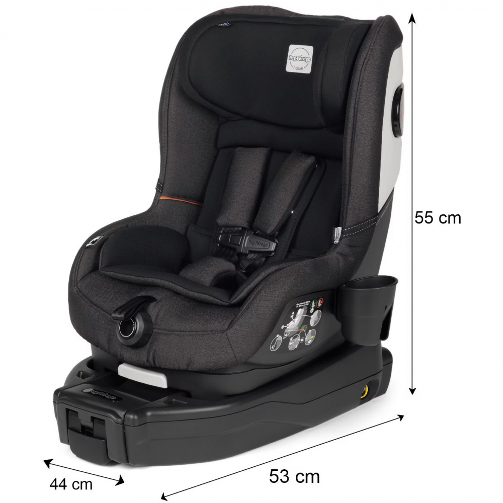 Scaun auto Peg Perego Viaggio FF105 Ebony,fara baza ISOFIX - 1