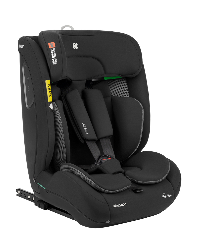 Scaun auto cu isofix KikkaBoo 76-150 cm i-Flit i-SIZE Black - 6