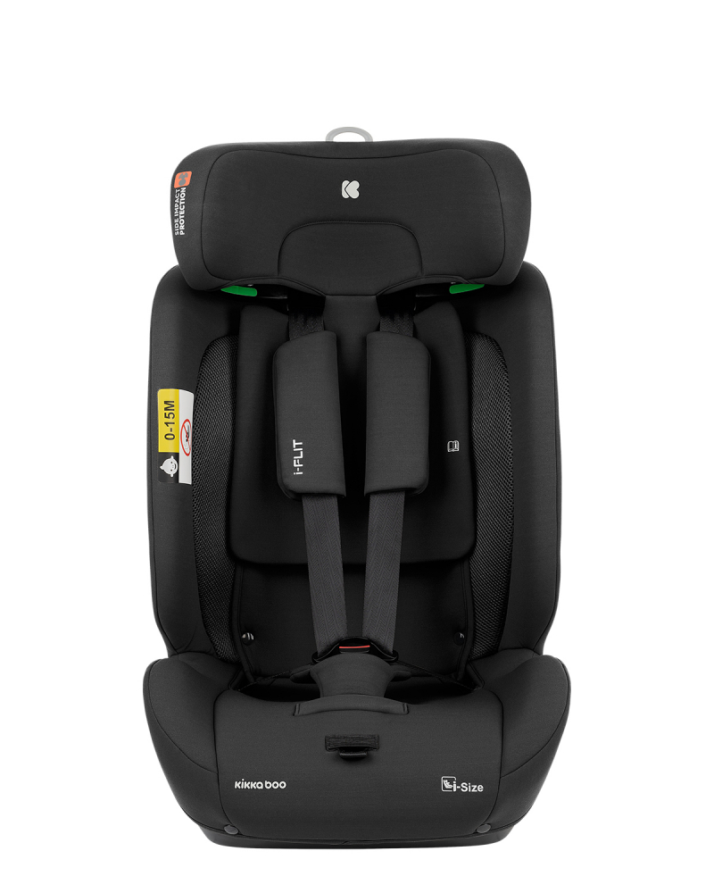 Scaun auto cu isofix KikkaBoo 76-150 cm i-Flit i-SIZE Black - 5