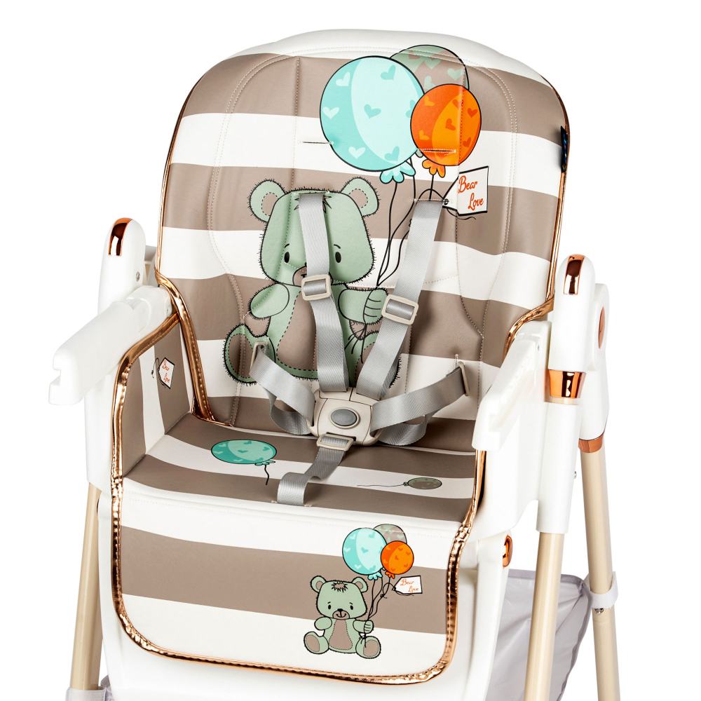 Scaun de masa Juju EatFun Brown Bear