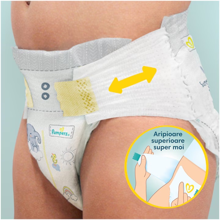 Scutece Pampers Premium Care Mega Box Marimea 3, 6-10 kg, 120 buc - 1 | YEO