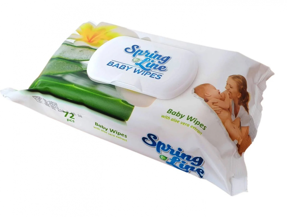 Servetele umede cu Aloe Spring Line Pop Up 120 bucati ambalaj cu capac - 3