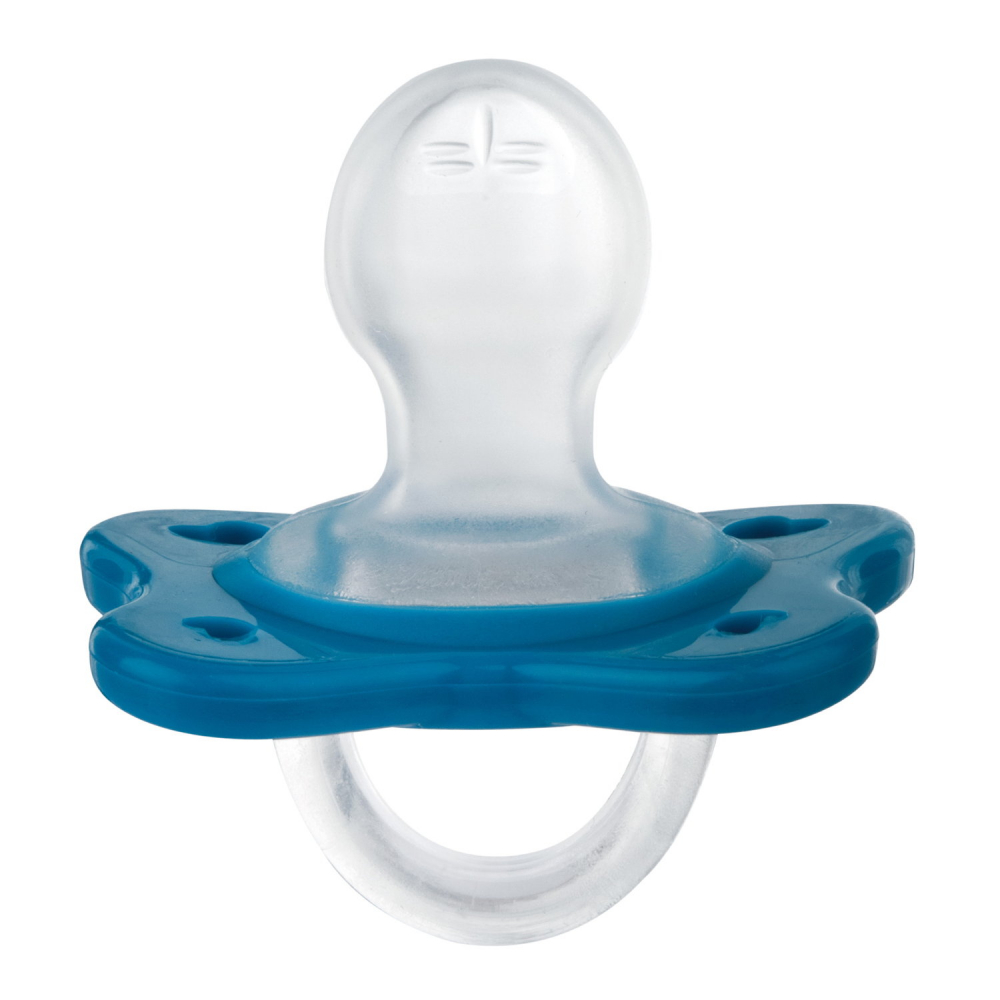 Set 2 suzete anatomice Chicco PhysioForma DualSoft bleu 16-36 luni - 1 | YEO