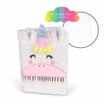 Agenda A5 cu coperta moale de plus Unicorn 80 file