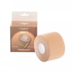 Banda Kinesiologica Vitammy Tape 1 impermeabila, moale si confortabila fara latex 5 cm x 5 m bej