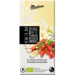 Ciocolata alba cu capsuni si rubarba bio 100g Meybona