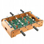 Set Fotbal de masa din lemn 50x49 cm cu bara de marcaj si doua mingii