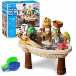 Masuta de joaca cu apa si nisip 2in1 baloane de sapun Summer Watter Bubble