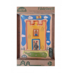 Joc educativ din lemn cu sireturi Castel Lena