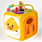 Cub educational cu sunete lumini si activitati Block Orange