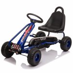 Kart cu pedale pentru copii G201 Kidscare albastru 3-6 ani scaun reglabil