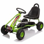 Kart cu pedale pentru copii G201 Kidscare verde 3-6 ani scaun reglabil