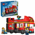 Autobuz turistic rosu etajat Lego City