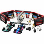Garaj F1 si masini Mergedes Amg si Alpine Lego City