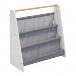 Organizator portabil pentru carti si reviste Ginger Home Nursery White