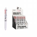Pix erasable cu mecanism retractabil 4 culori design vacuta