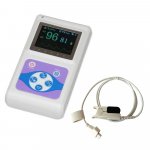 Pulsoximetru profesional Contec CMS60D model 2025 senzor adulti masoara saturatia de oxigen si rata pulsului