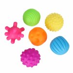 Set 6 mingiute senzoriale multicolore