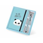 Set cadou cu carnet A5 si pix erasable Pandastic