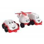 Set de 3 mini vehicule vesele TechnoK alb