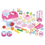 Set de bucatarie TechnoK cu 66 piese
