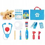 Set doctor veterinar cu 14 accesorii in gentuta si Catelus plus Deluxe Pet Care
