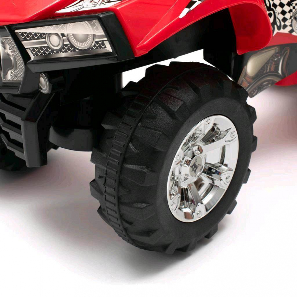 ATV fara pedale cu muzica si lumini,manere ergonomice,spatiu de depozitare,sistem anti-rasturnare, roti rezistente, de la 12 luni sau maxim 23 kg Super ATV Pink - 7