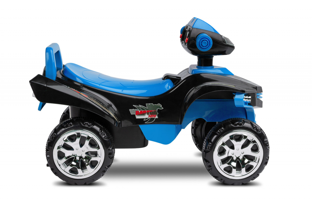 Atv ride-on fara pedale cu sunete, lumini si spatiu de depozitare Toyz Mini Raptor Albastru - 6