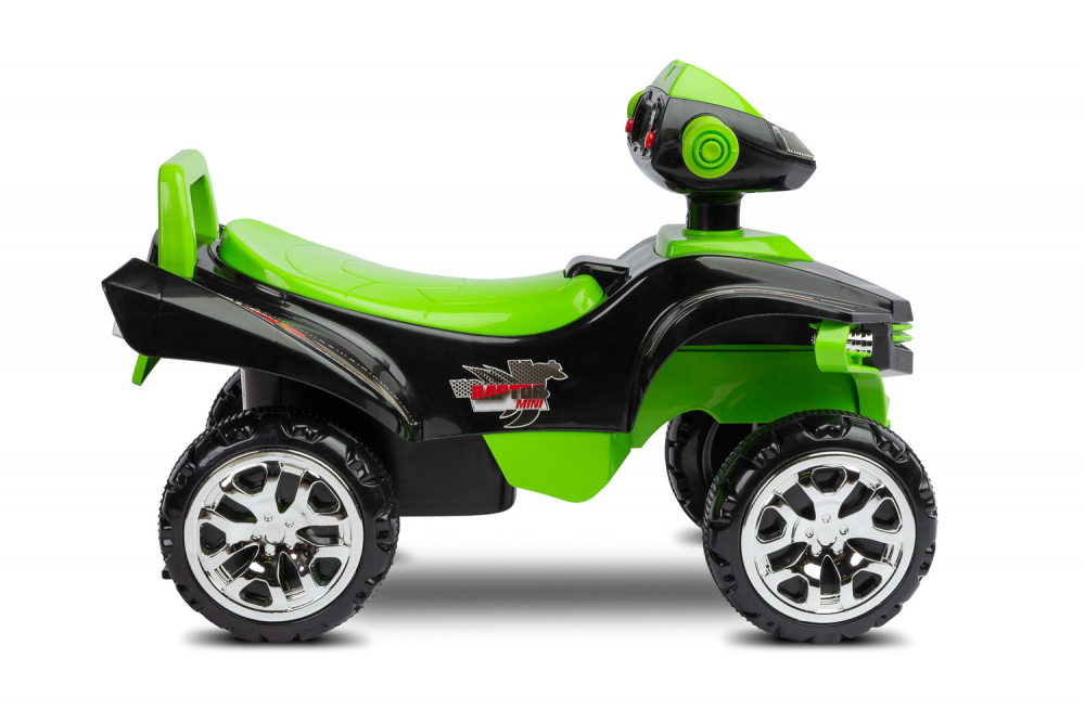 Atv ride-on fara pedale cu sunete, lumini si spatiu de depozitare Toyz Mini Raptor Green - 5