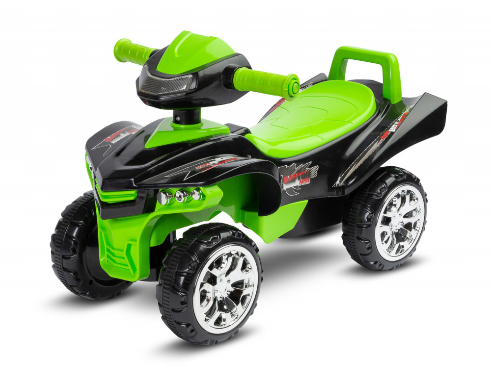 Atv ride-on fara pedale cu sunete, lumini si spatiu de depozitare Toyz Mini Raptor Green - 7