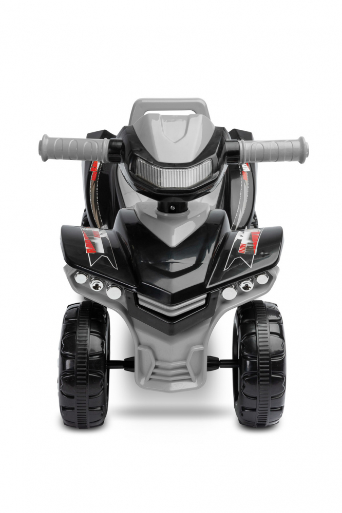 Atv pentru copii fara pedale Toyz Mini Raptor Gri cu melodii, lumini si spatiu de depozitare sub scaun, Inaltime scaun 24 cm, de la 18 luni pana la greutatea maxima de 25 kg - 1 | YEO