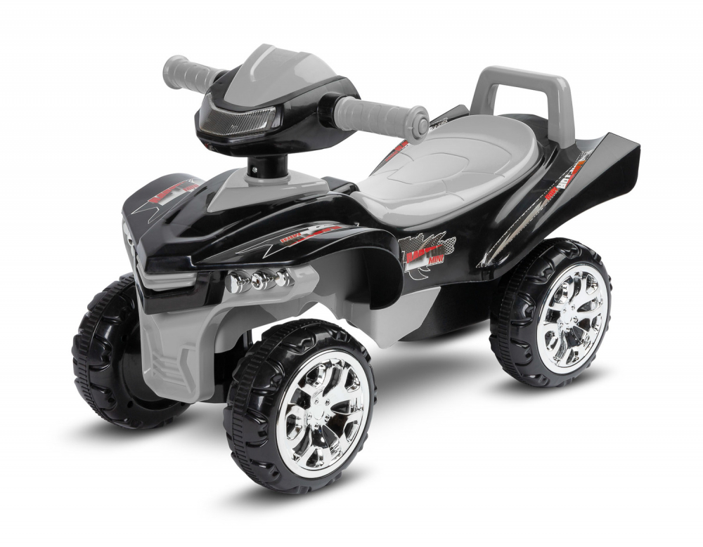 Atv pentru copii fara pedale Toyz Mini Raptor Gri cu melodii, lumini si spatiu de depozitare sub scaun, Inaltime scaun 24 cm, de la 18 luni pana la greutatea maxima de 25 kg - 2 | YEO