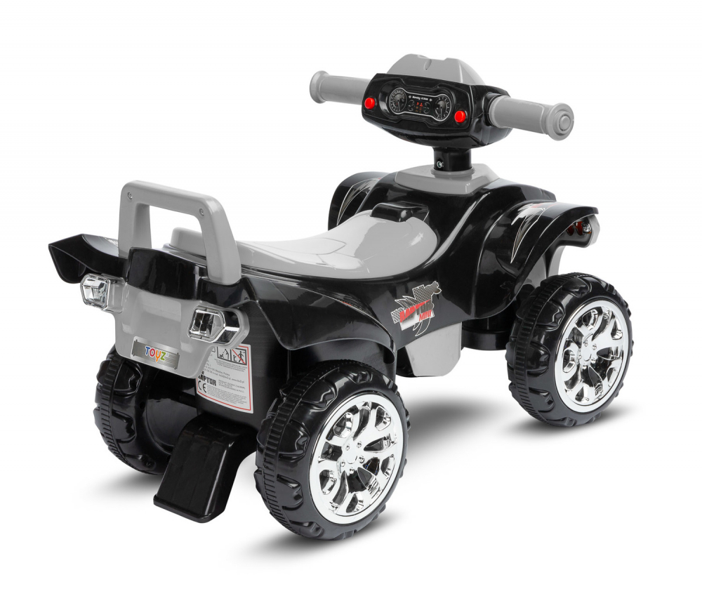 Atv ride-on fara pedale cu sunete, lumini si spatiu de depozitare Toyz Mini Raptor Gri - 7