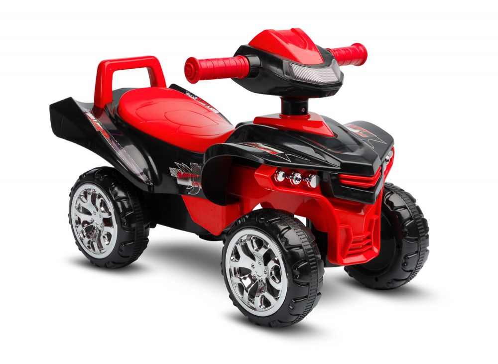 Atv ride-on fara pedale cu sunete, lumini si spatiu de depozitare Toyz Mini Raptor Red - 6