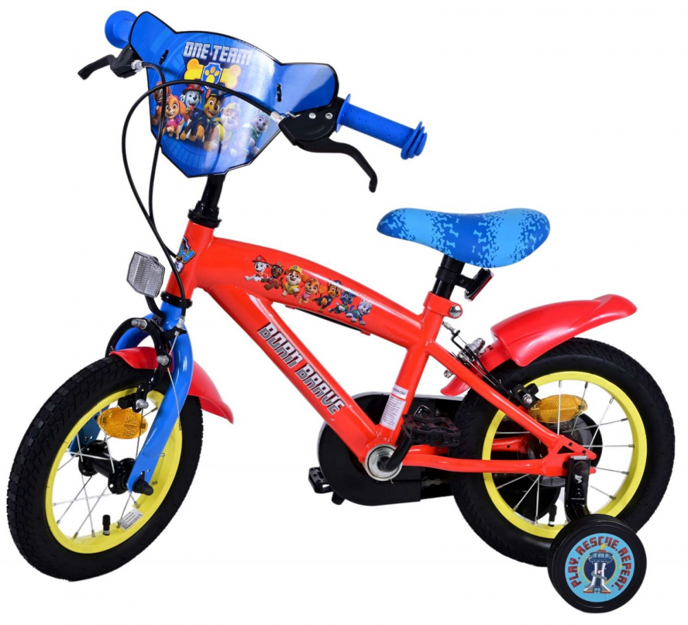 Bicicleta EL Paw Patrol Core 12 inch roti din cauciuc gonflabile, roti ajutatoare, scaun si ghidon ajustabile - 2 | YEO