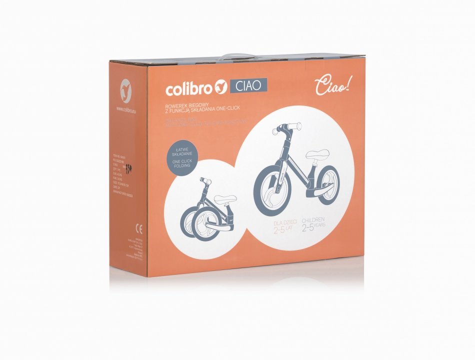 Poze Bicicleta de echilibru pliabila Colibro Ciao fara pedale forest green nichiduta.ro 
