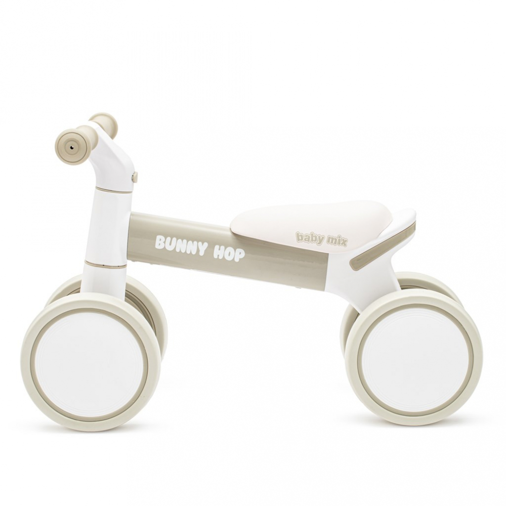 Bicicleta fara pedale din aluminiu cu ghidon reglabil Bunny Hop Grey - 1 | YEO