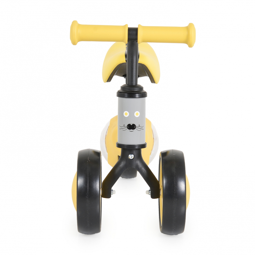 Bicicleta fara pedale cu lumini si inaltime sezut reglabila Byox Mini Wee Yellow - 6