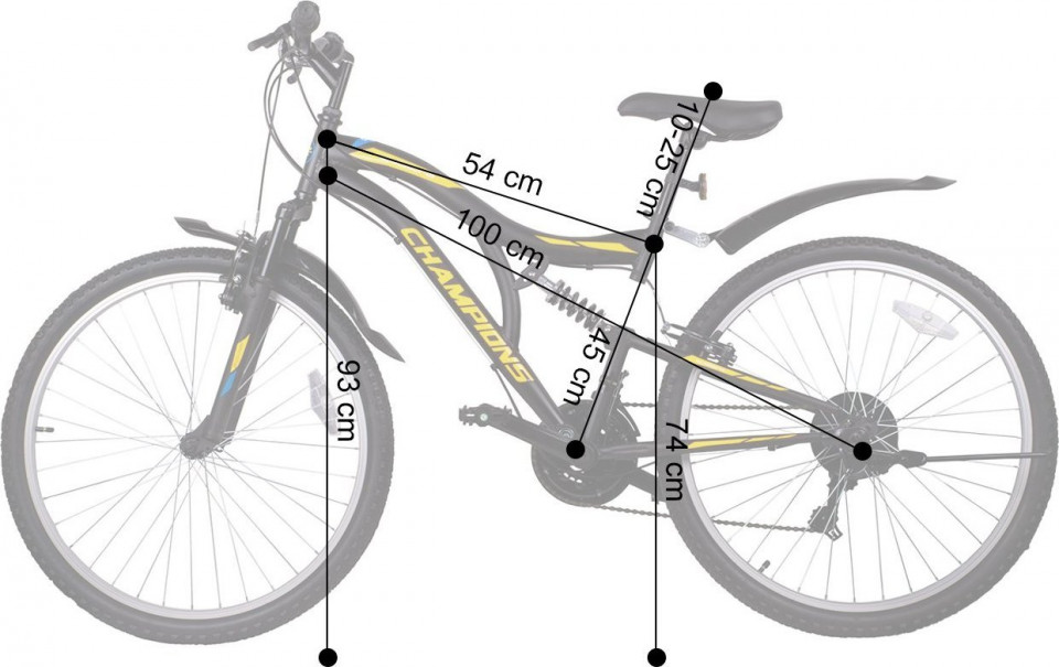 Bicicleta Mountain Bike Arizona 26 inch MalTrack galben - 1 | YEO