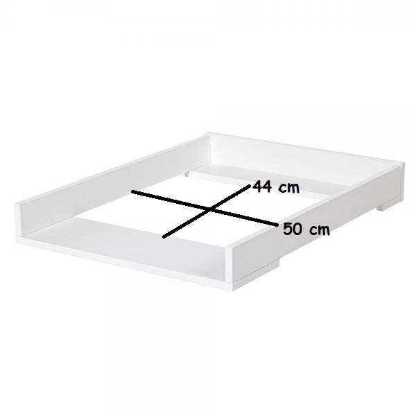 Blat alb pentru comoda de infasat Sofie Alb-Natur - 1 | YEO