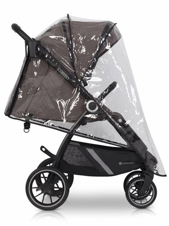 Carucior pentru nou-nascut Euro-Cart Corso cu cadru din aluminiu Taupe - 3 | YEO