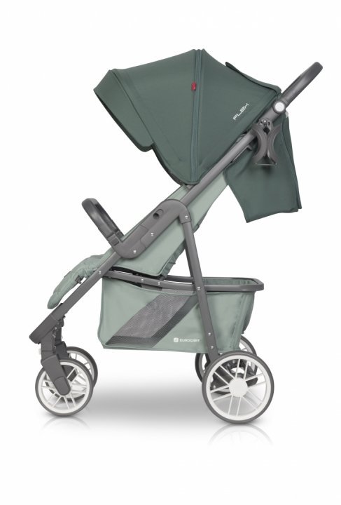 Carucior nou nascut Euro-Cart Flex omologat pana la 22kg Jungle cu spatar reglabil in 3 pozitii, cadru din aluminiu, roti cu suspensii si accesorii incluse - 8