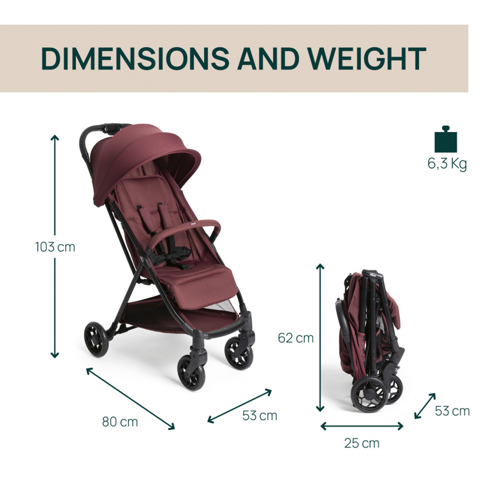 Carucior sport Chicco Urbino Ruby de la nastere pana la 22 kg - 4